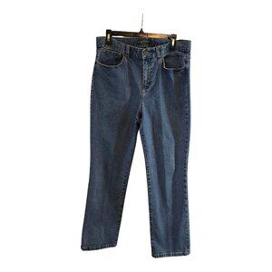 LAUREN JEANS CO RALPH LAUREN PETITE SIZE 12 5 POCKET JEANS CLASSIC